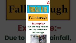 #62 "Fall Through" || Phrasal Verb | Meaning | Examples | Tricks | Ashwin Sir #fallthrough