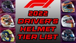 F1 2022 DRIVER'S HELMET TIER LIST