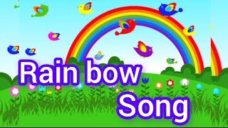 Rain bow song | colors song | preschool learning | kids education | poem | little learners