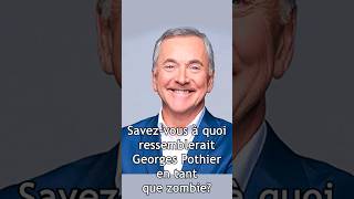 Savez-vous à quoi ressemblerait Georges Pothier en tant que zombie ? #quebec #ai #zombieshorts