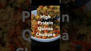 High Protein Quinoa Chickpea Bowl #shorts #weightloss #healthyfood