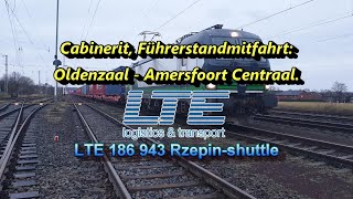 Cabinerit, Führerstandmitfahrt: Oldenzaal - Amersfoort Centraal.