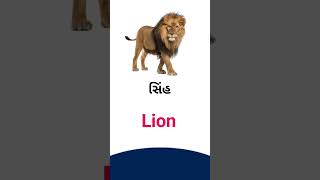 Lion  meaning in Gujarati -  English dictionary