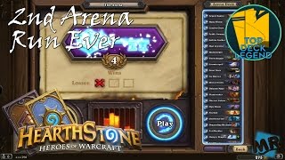 Hearthstone| 2nd Arena Run Ever Part 1 (Mage Arena)