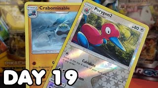 Day 19: Opening a pack from Sun & Moon Burning Shadows booster box