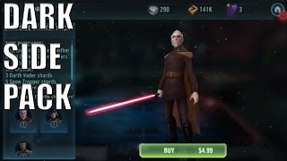 Star Wars : Galaxy of Heroes | DARK SIDE STARTER PACK OPENING!