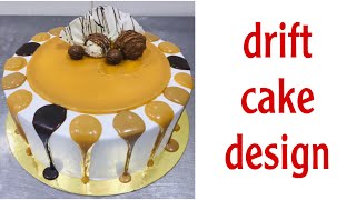 how to decorate a drift cake design