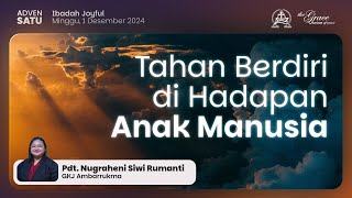 IBADAH JOYFUL | 1 Desember 2024 - Pukul 15.30 WIB | Pdt. Nugraheni Siwi Rumanti (GKJ Ambarrukma)