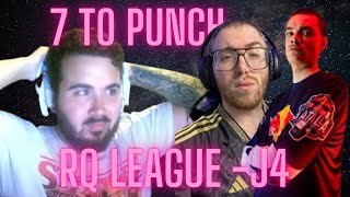 ASÍ TIENEN QUE SER LAS BATALLAS - RQ LEAGUE J4 - SEVEN TO PUNCH // SADNAIG (REACCIÓN) @Quesadacid