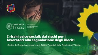 🖥️ WEBINAR | I RISCHI PSICO-SOCIALI: DAI RISCHI PER I LAVORATORI ALLA SEGNALAZIONE DEGLI ILLECITI