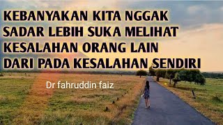 JANGAN SUKA MENGHAKIMI ORANG LAIN | NGAJI FILSAFAT DR FAHRUDDIN FAIZ #ngajifilsafatfahrudinfaiz