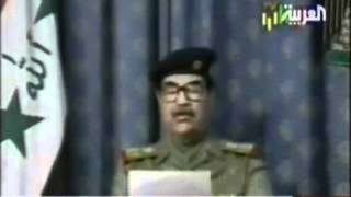 Saddam's speech at the outset of the Iraq War 2003