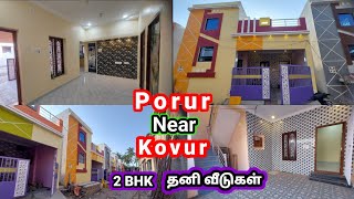 Porur Near Kovur 2 BHK Individual House for sale|12 Houses Available