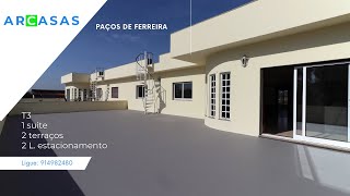 Apartamento T3 com terraço em Carvalhosa, Paços de Ferreira