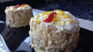 La forma más fácil y rápida de hacer ensaladilla rusa.