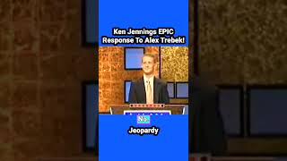 #KenJennings INDISCRIMINATE Response! #alextrebek #gameshow #funny #comedy #jeopardy #classic