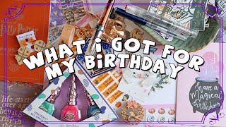 What I got for my birthday - stationery and more!