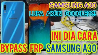 SAMSUNG A30 LUPA AKUN GOOGLE || BYPASS FRP SAMSUNG A30 || SAMSUNG A30 BYPASS FRP || FRP SAMSUNG A30