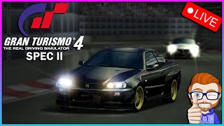 Gran Turismo 4: Spec II Mod [LIVE Playthrough] 🔴 EP5 - More GT But Now With Wheel/Pedals