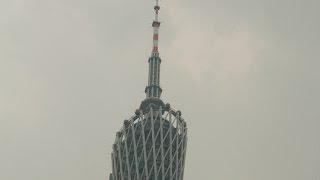 Timelapse at the Canton Tower Bubble Tram