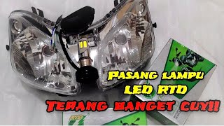 lampu led rtd di vario 110 karbu