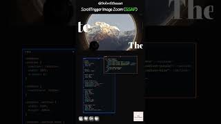 🔥HTML,CSS,JS || Scrolltrigger image zoom || Solve It Smart