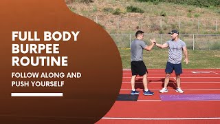 Full Body Burpee Routine ( 40 MINUTES ) PUSH YOURSELF