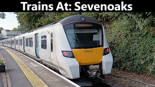 Trains At: Sevenoaks (Inc: Mega Hastings Expresses, Class 465/466 Services & MORE!) 29/08/2024 | 4K