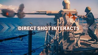 live fire from a military ship#shots #army #military #automobile