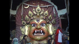 Taleju Bhawani and Hanumandhoka during Dashain