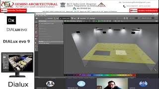 Calculation in Dialux Evo 9 online training in Skype at Bahrain Oman and India(Gemini Architectural)