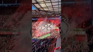 Hannover pyroshow in Köln 🇩🇪 30.11.2024 #pyro #football  #germany #footballshorts