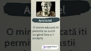 Aristotel despre o minte educata #shorts