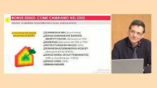 Bonus Edilizi, come cambiano nel 2023