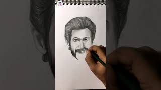 Rana daggubati portrait sketch | #365dayschallenge Day213 #bahubali