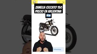 PRECIO ZANELLA CECCATO 150 ARGENTINA #motorcycle #motovlog #motos #moto #zanella #150 #1million