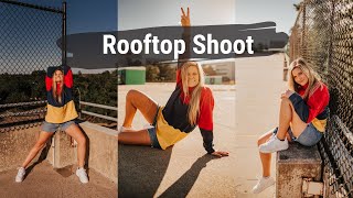 Rooftop Natural Light Photography BTS // Nikon D750 + Sigma 35mm