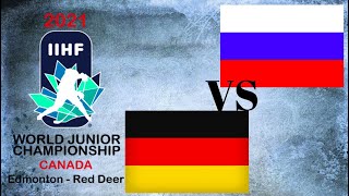 Russia vs Germany QUARTERFINAL FULL GAME HD | 2021 WJC