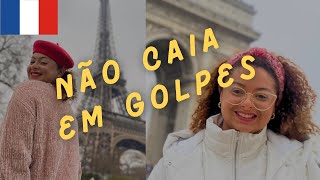 VLOG DE PARIS EM UM DIA | TENTATIVA DE GOLPES| Torre Eiffel, Champs- Élysées & CATACUMBAS DE PARIS|