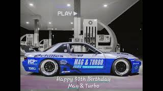 Happy 30th Birthday Mag & Turbo! Specials On In Store Now!