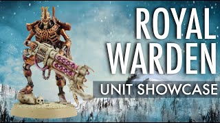 Royal Warden, Unit Showcase | Necrons, Khepri Dynasty, Warhammer 40K Painting Reference