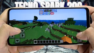 TECNO SPARK 20C test game Minecraft | Helio G36