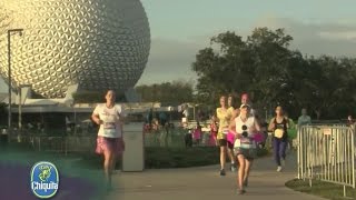 Beth Bowen Running(as Olaf) in Disney's Princess 1/2 Marathon