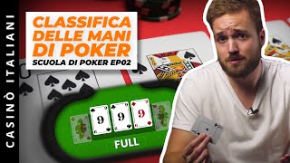 Poker EP2: Valore delle MANI di POKER