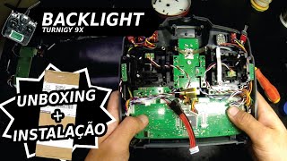 Turnigy 9x Backlight - (Unboxing + Instalação)