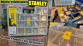 CAIXA ORGANIZADORA GRANDE, STANLEY SORTMASTER. Tampa TRANSPARENTE e DIVISÓRIAS. Vale a pena? REVIEW