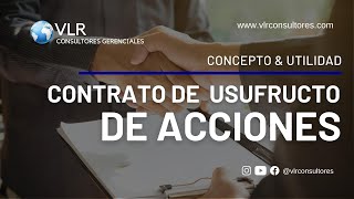 CONTRATO DE USUFRUCTO