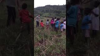 Teaching "The Floss" to Ugandan children