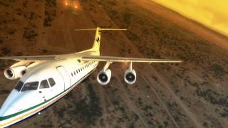 Alice Springs to Cairns in the Avro RJ (FSX)