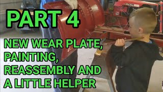 Wheel Horse Snow Plow New Wear Plate And Paint Part 4